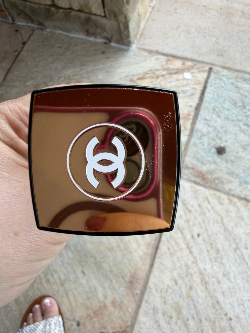 CHANEL — Clear Bottle with Black Cap and Golden Liquid - Picture 6 of 9